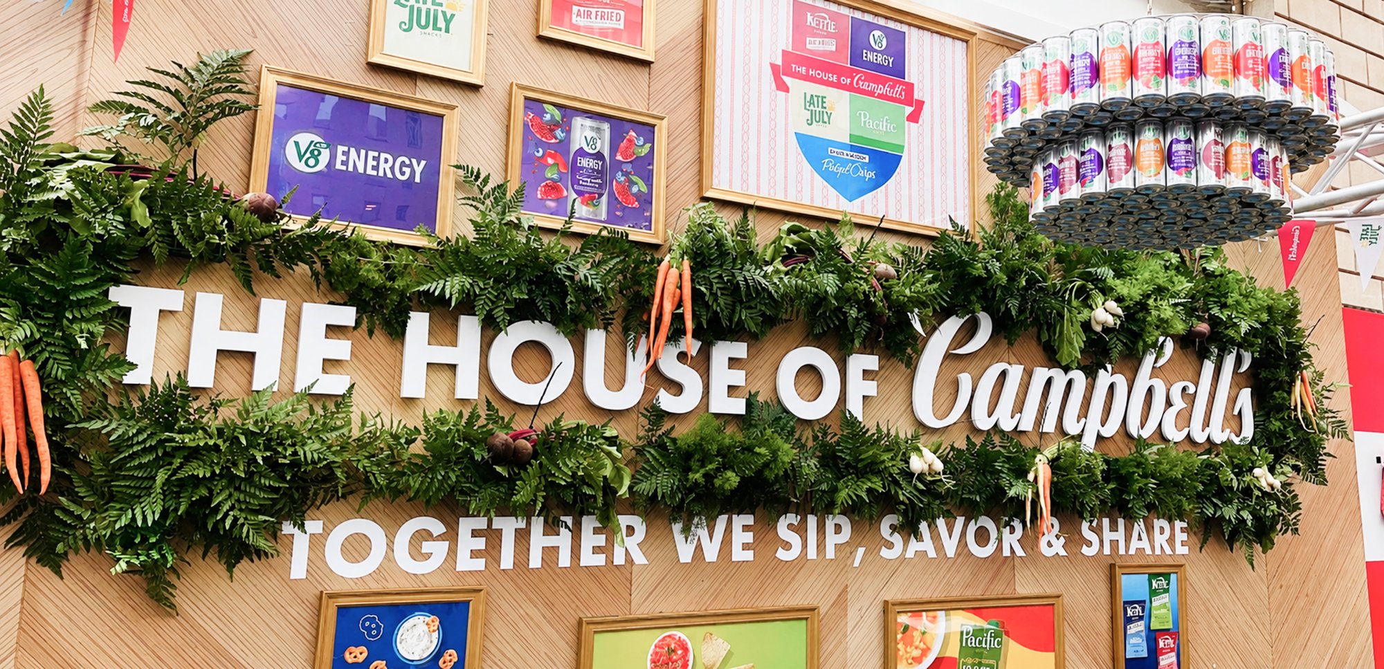 The House of Campbell&rsquo;s festival activation, Together We Sip Savor and Share